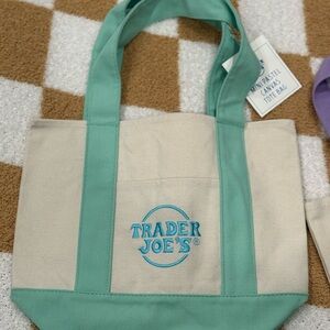 Trader Joe’s mini tote bag (pastel colors)
